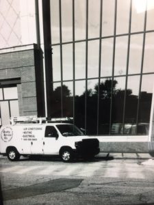QSC van downtown.