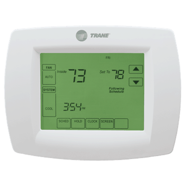 Trane XL800 Thermostat.