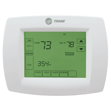 Trane XL802 Thermostat.